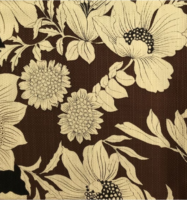 Cretona de algodón estampada 1970 -Moda del Sol- Estampados Ferreró