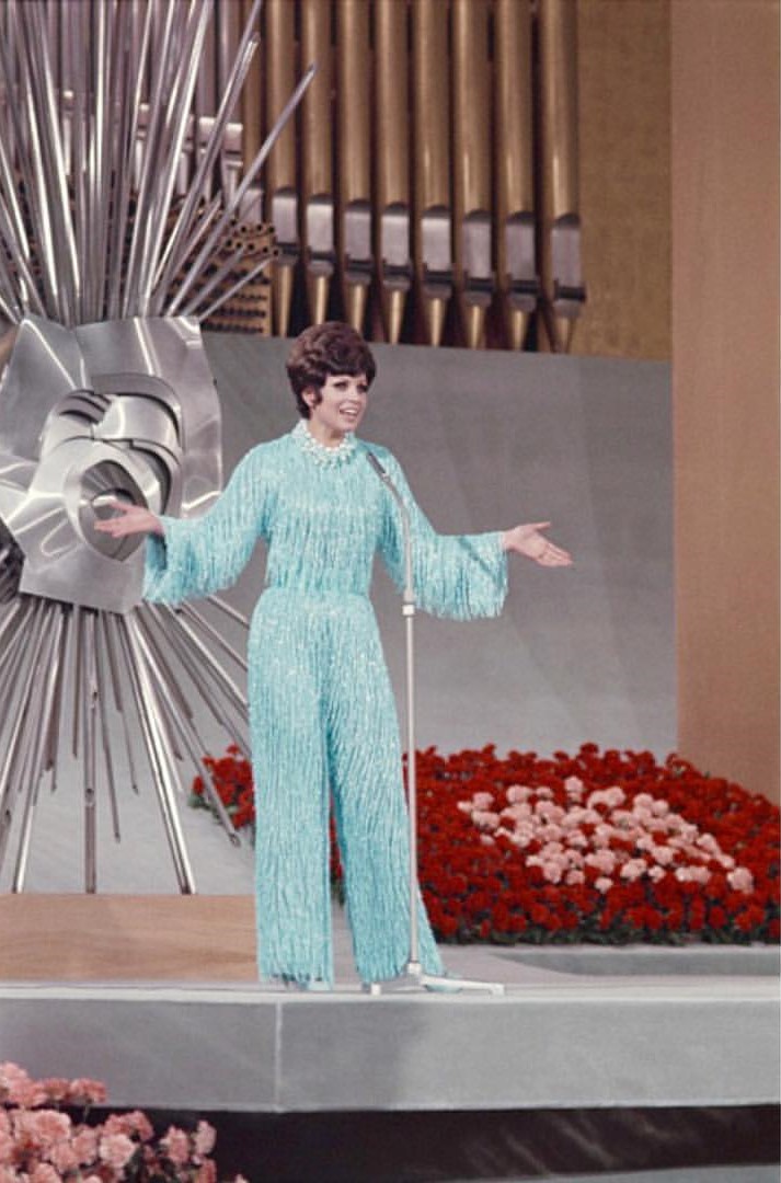 Pertegaz, vestido para Eurovisión  1969 cantante Salomé 