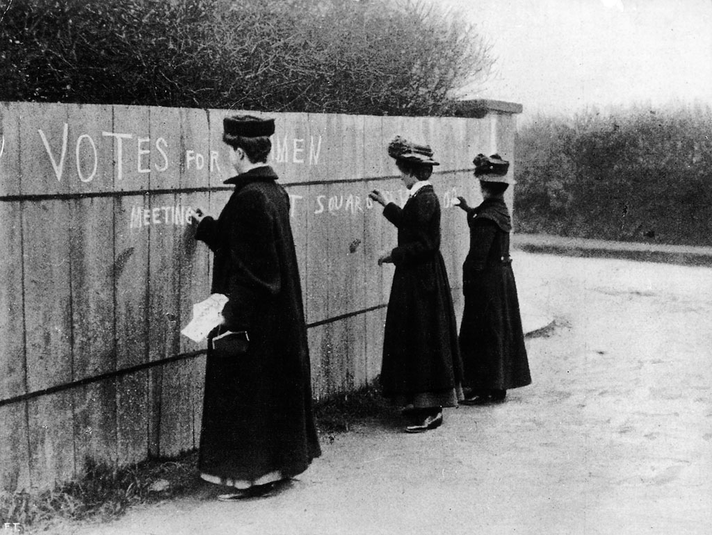 Sufragistas en Londres 1909