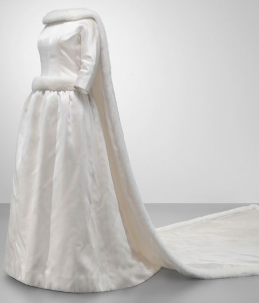 Vetido de novia para Fabiola de Bélgica, en su boda.