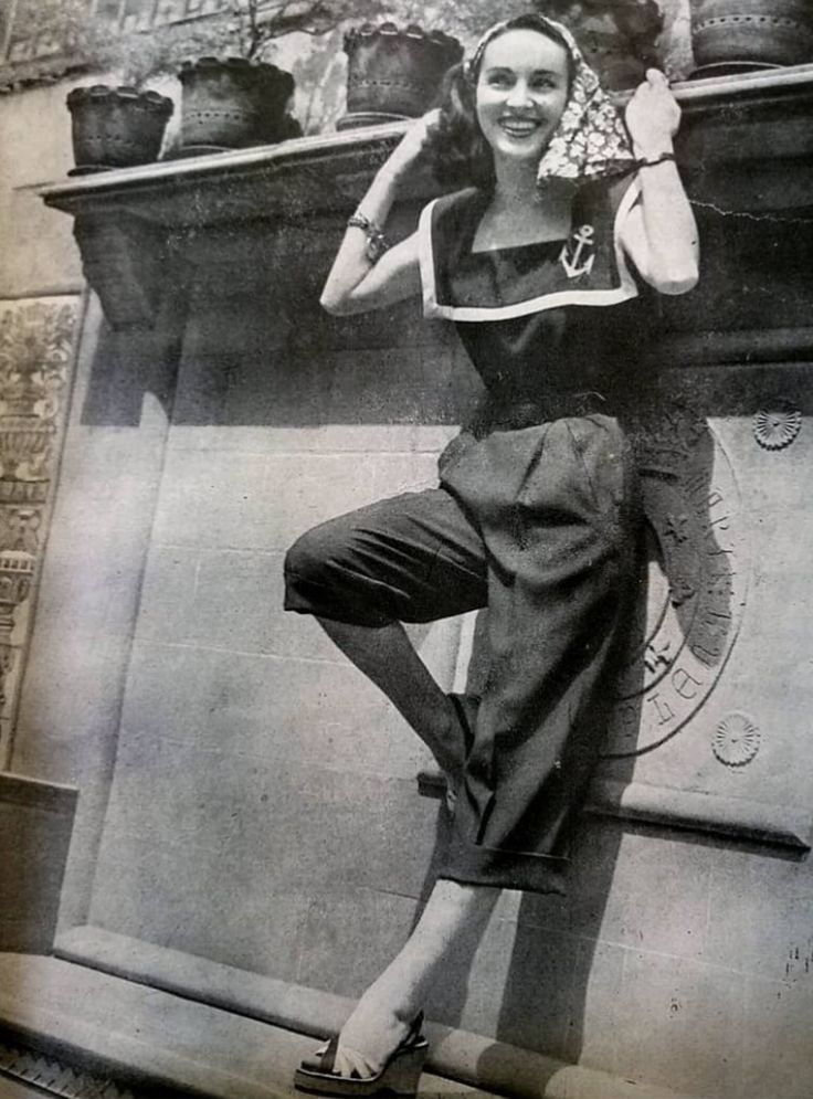 Collection Haute Couture _Printemps _ Eté 1947 (Ropa deportiva) 
