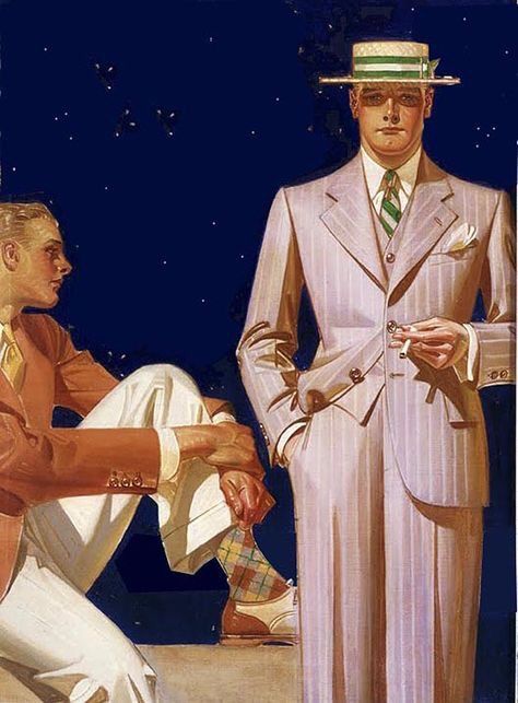 Revista de moda 1930. !Kuppenheimer Men’s Clothing"