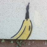 Spray-Banane in Gelnhausen, Thomas Baumgärtel, 1997