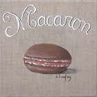 "Macaron chocolat" - acrylique - 20 x 20 cm
