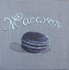 "Macaron chocolat" - acrylique - 20 x 20 cm