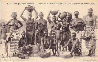 Types de Femmes Malinkées, Toucouleurs et Bambaras