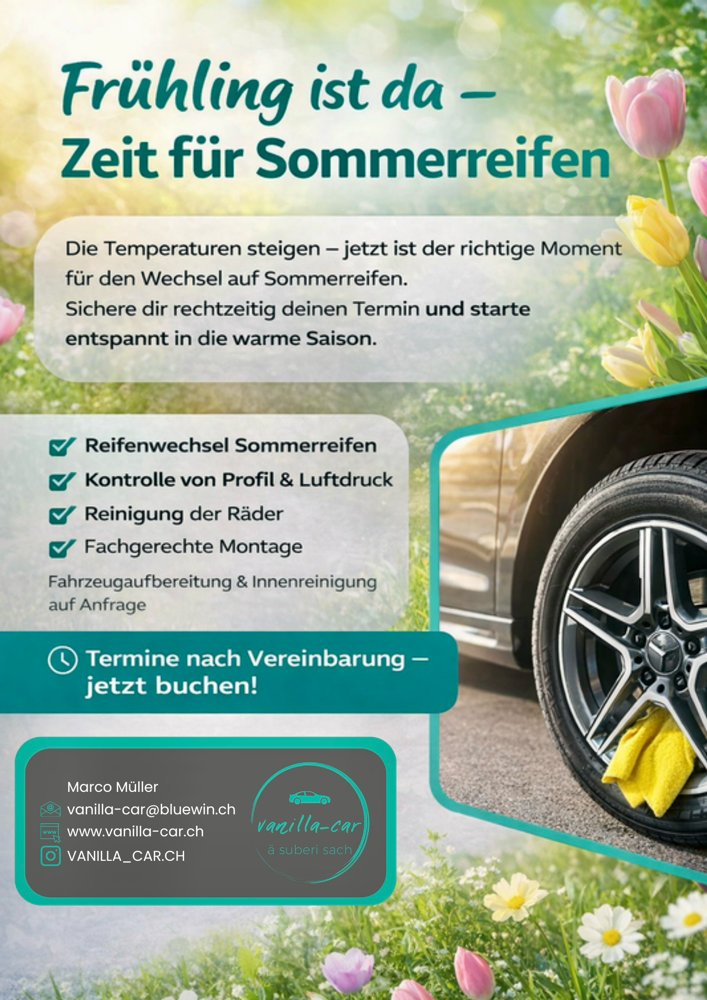 Professioneller Reifenservice in Gwatt / Thun