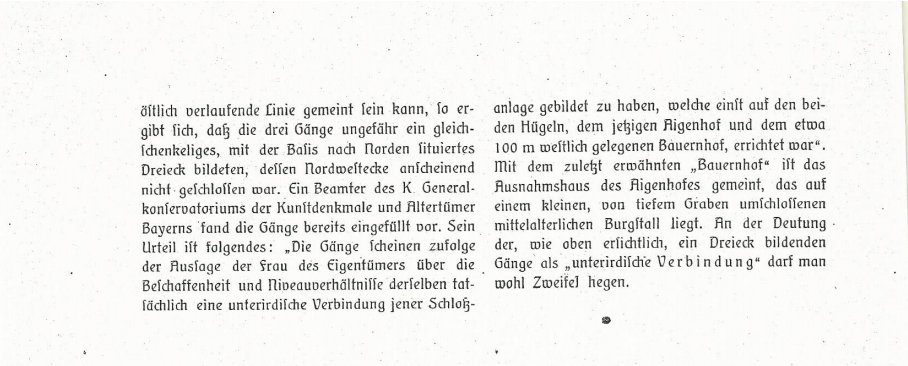 Quelle: Monatszeitschrift für die Ostbayerischen Grenzmarken, 1922, Heft 3 Seiten 50ff