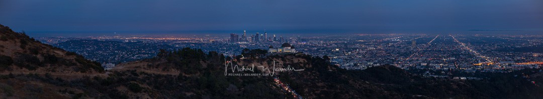 LA with Griffith Observatory 04