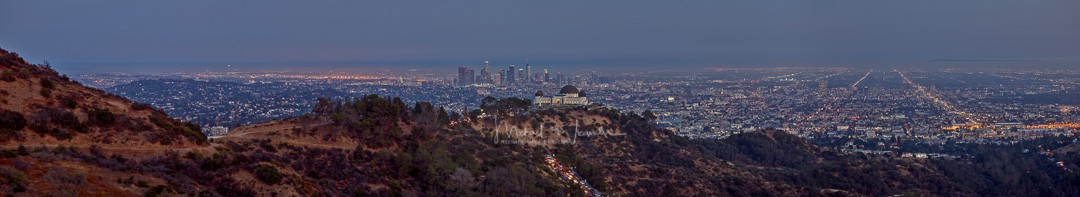 LA with Griffith Observatory 03