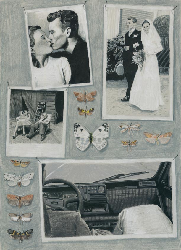 Page from the graphic novel 'the Blue Hour'