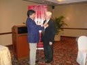 Con el Dr. Julio León past presidente de la SPTGIC Guayas