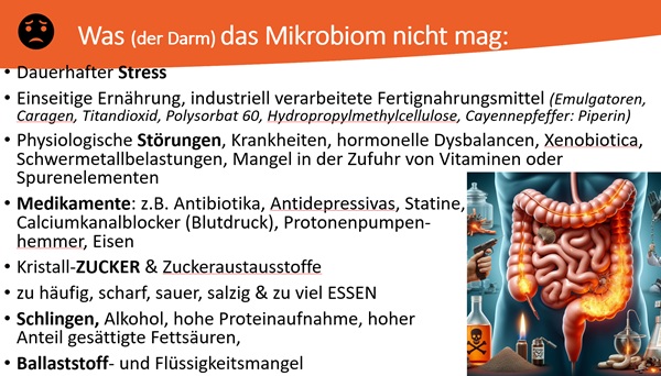 Was das Mikrobiom nicht mag