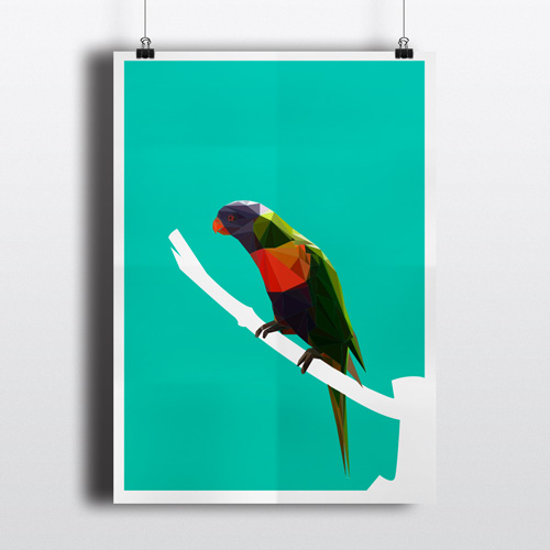 Plakat Vogel