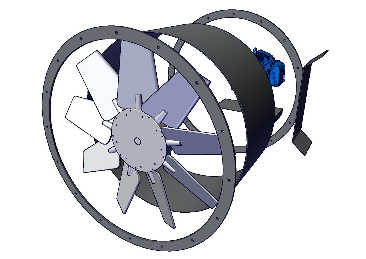 ventiladores tubular axial