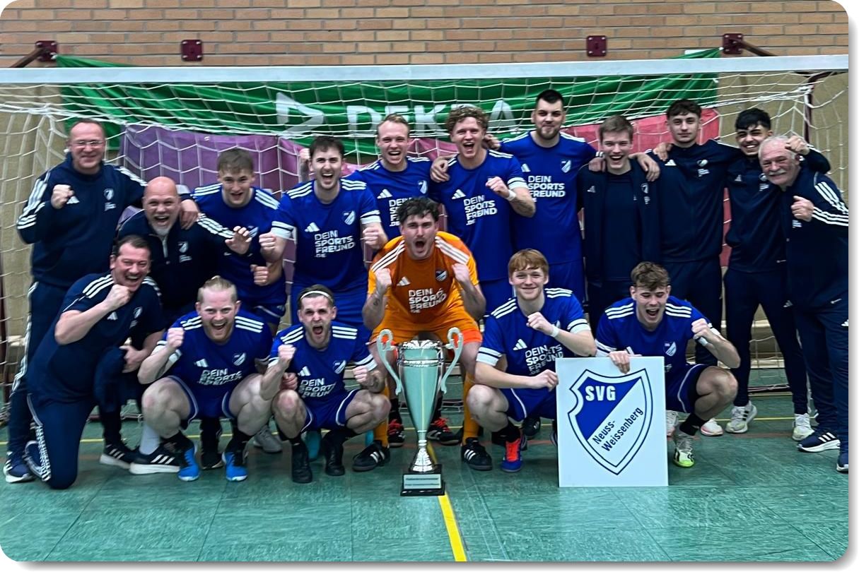 SVG Neuss-Weissenberg sichert sich erstmals den Hallenkreismeistertitel