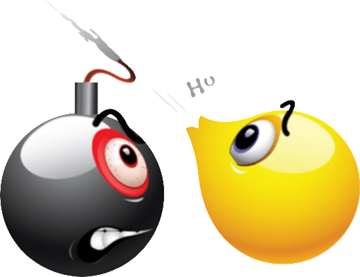 smiley rond - émoji - émoticônes - smiley émoticône émoji cartoon clipart illustration - artémotic