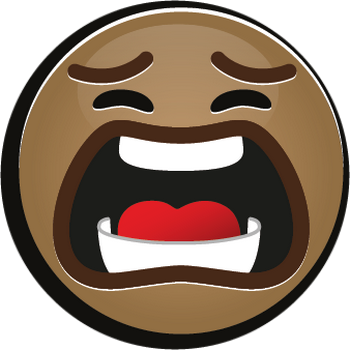 smiley rond - émoji - émoticônes - smiley émoticône émoji cartoon clipart illustration - artémotic