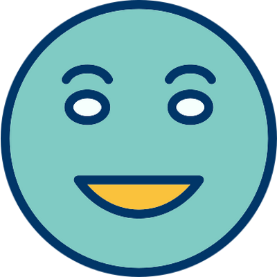 smiley rond - émoji - émoticônes - smiley émoticône émoji cartoon clipart illustration - artémotic