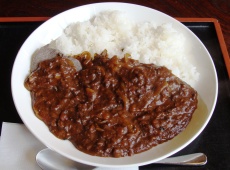 やまびこ山荘の新名物 和風ハヤシ(林)ライス