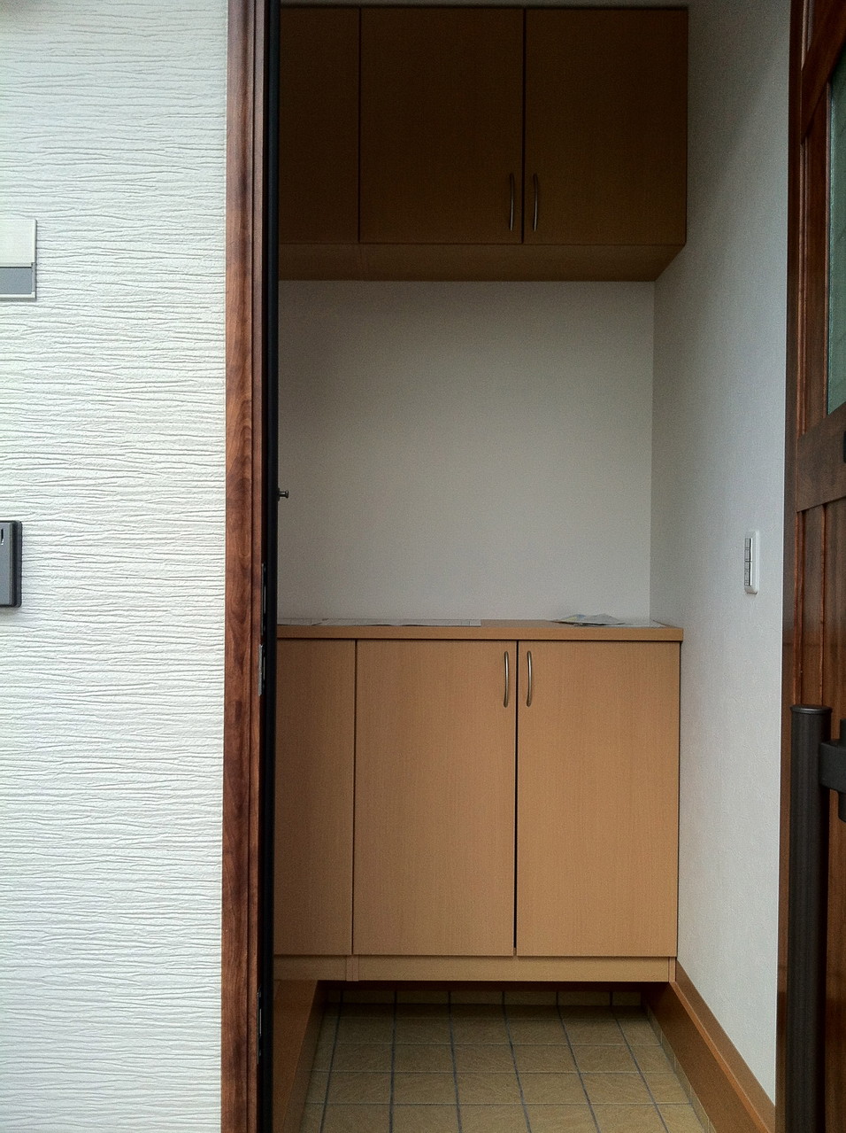 玄関ドアを開けたところ