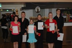 Siegerehrung JUG D Latein, 1. Platz Michael Adam, Sophie Rachler