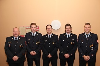 Vorstandschaft Feuerwehr Oberthulba