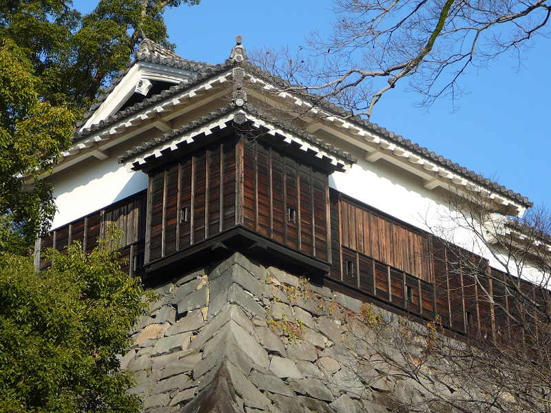 管理者名を付した櫓－熊本城田子櫓（重文、現在地震で倒壊）熊本県熊本市