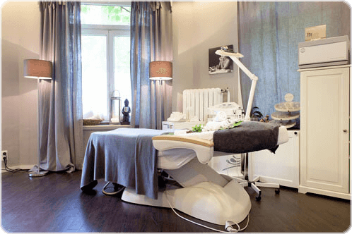 Inneneinrichtung des Kosmetiksalons BeautyBar in Hamburg