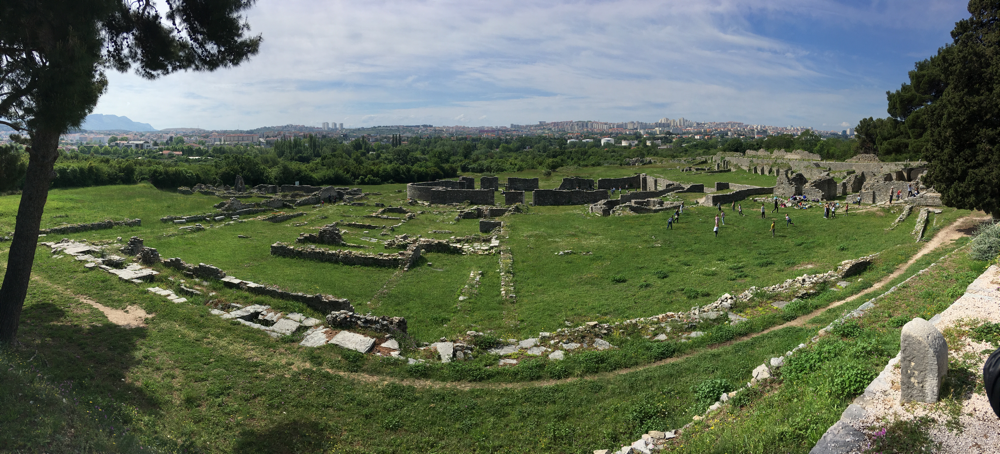 Ruines de la ville romaine de Salona 