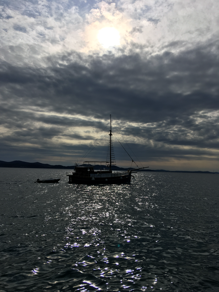 Port de Zadar - Coucher de soleil sur l'Adriatique