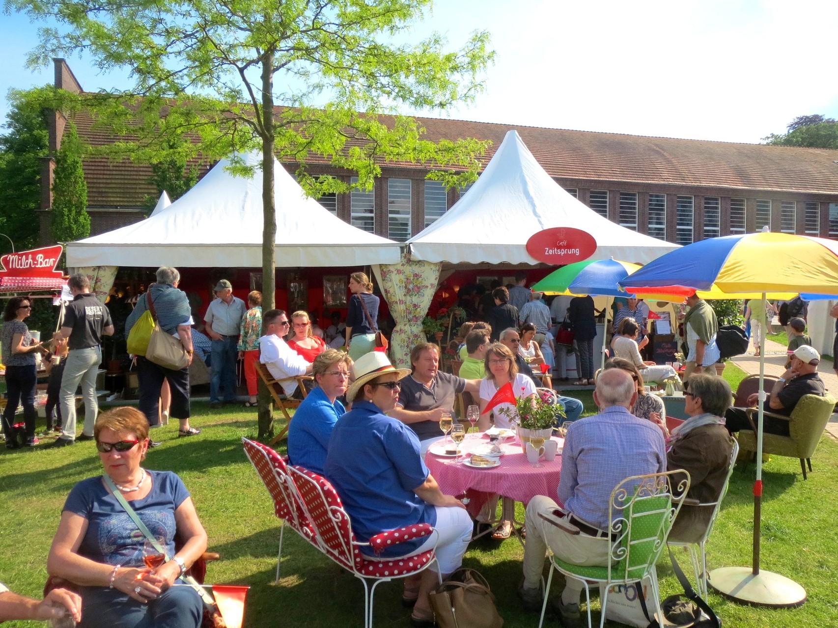 Cafè Zeitsprung bei den Hansetagen in Lübeck  Mai 2014