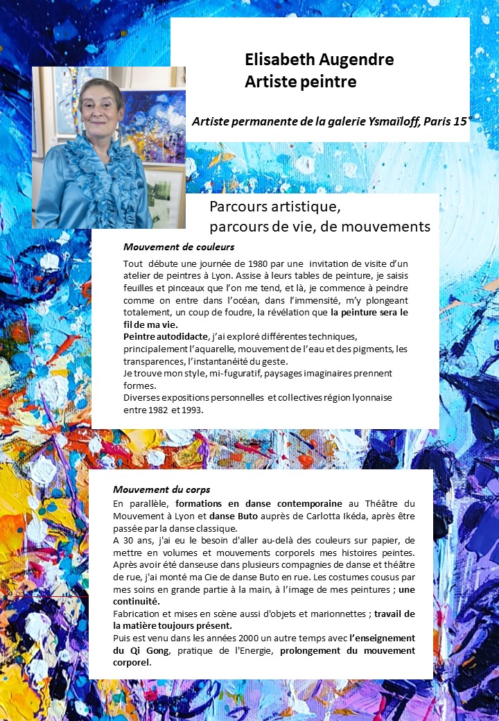 Elisabeth Augendre artiste peintre en Ariège