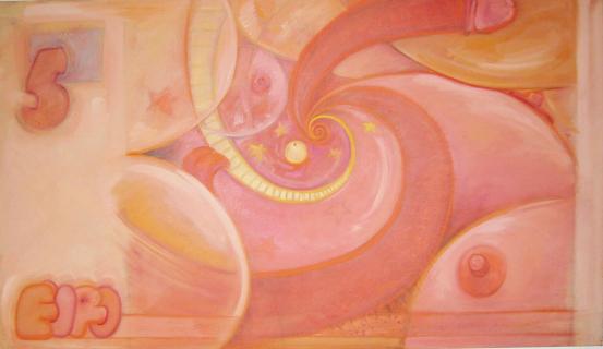 Lust (Wollust), 140 x 80 cm