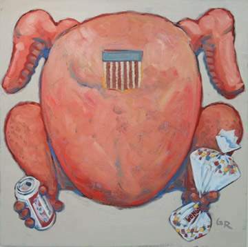 Rich, 94 x 94 cm