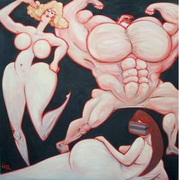 American Eros, 125 x 125 cm