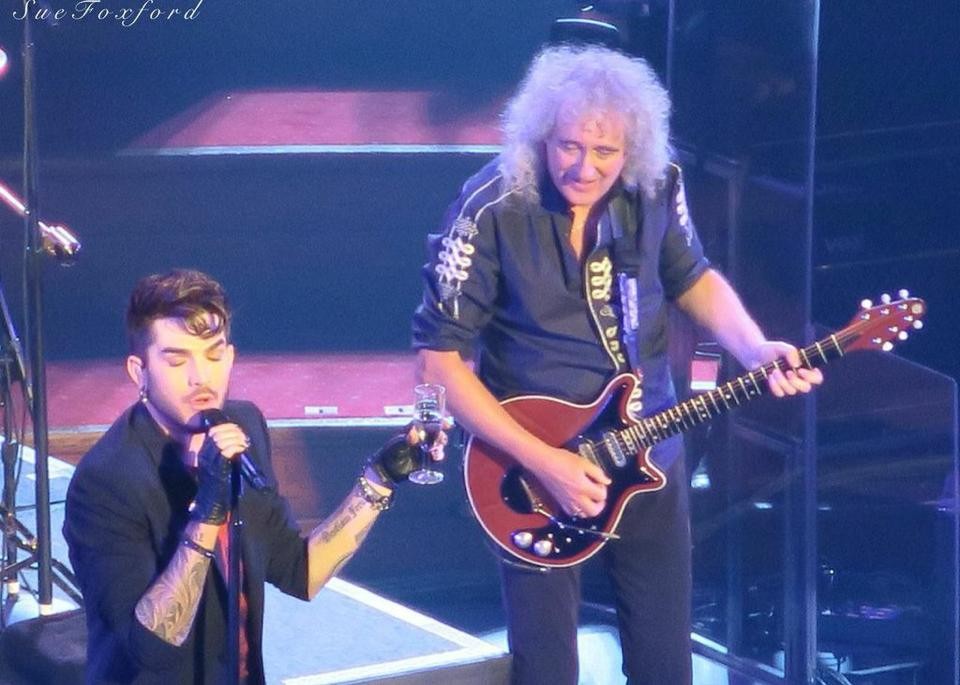 Adam Lambert and Brian May -  ©SueFoxford 2015