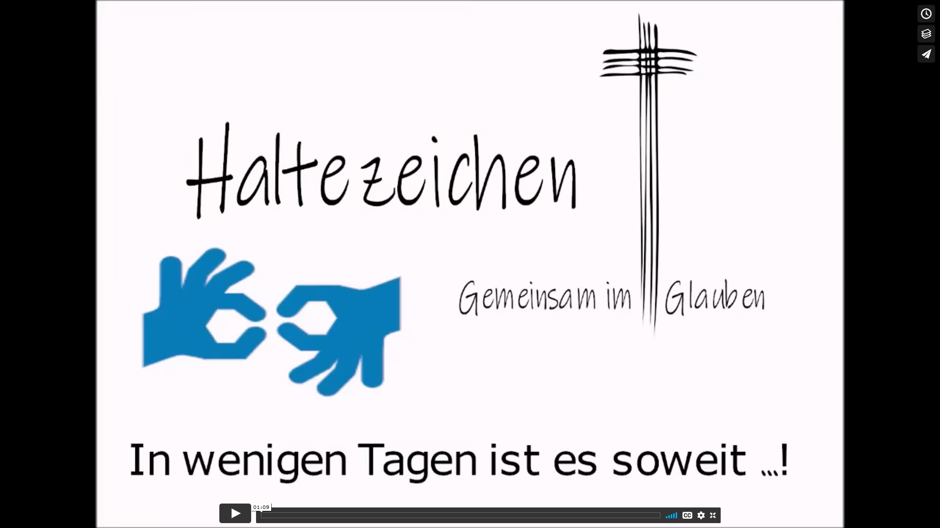 In wenigen Tagen ist es soweit ...
