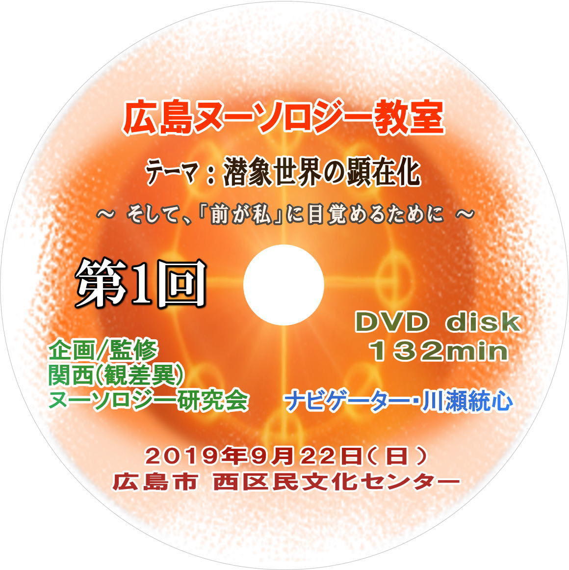 広島ヌーソロジー教室 全3回（2019年、2020年開催）