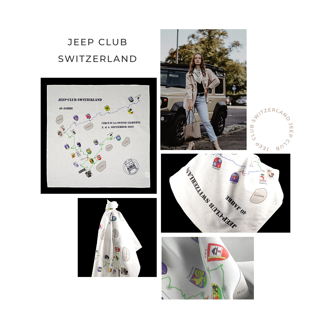 JEEP Club Switzerland setzt auf Baumwoll Qualität von Tie Solution in Wetzlar