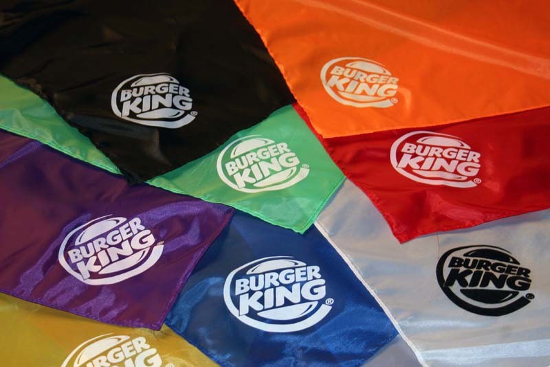 Burger Kind Promotion Halstücher aus Polyester