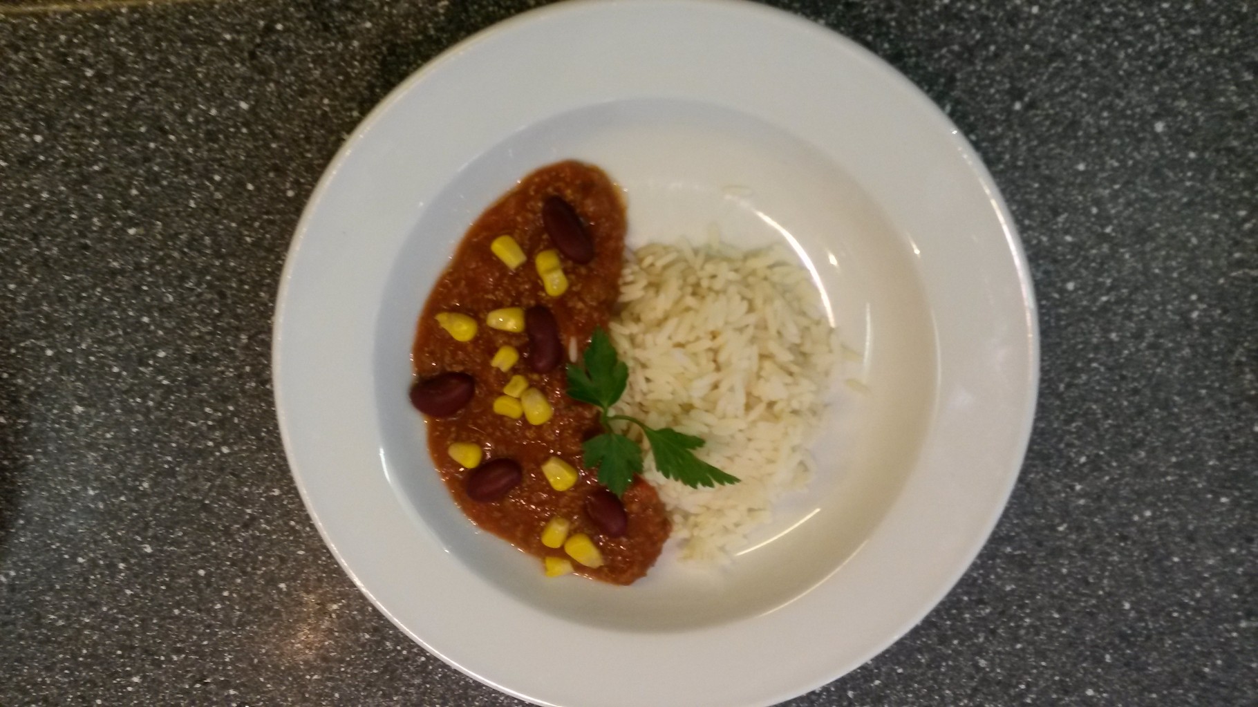 Chili Con Carne mit Reis