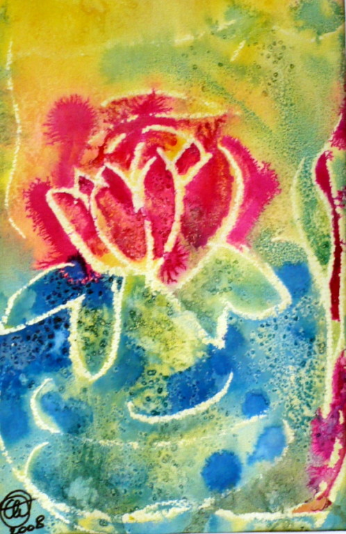 Seerose - Aquarell 2008