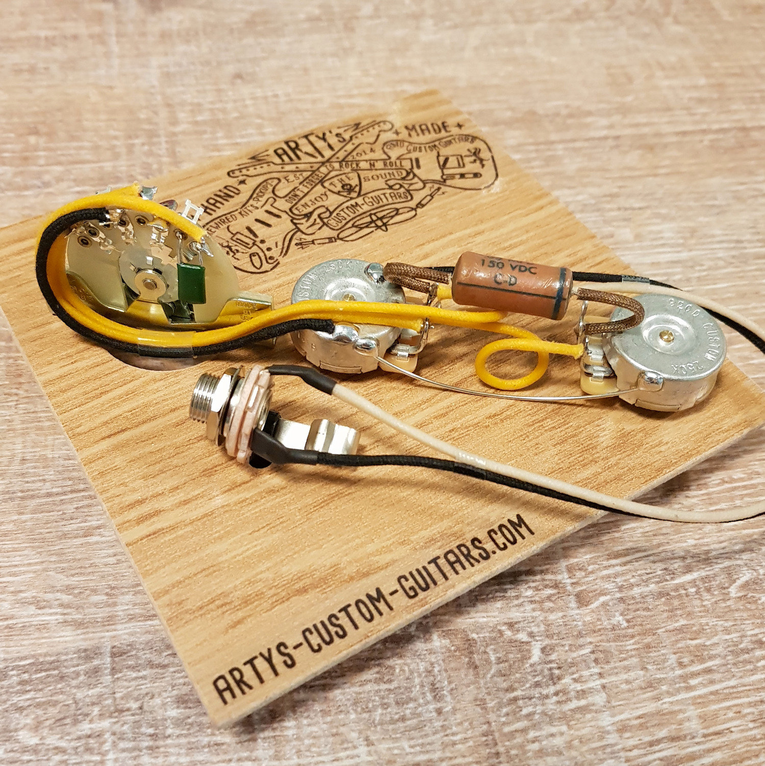 ESQUIRE COCKED WAH MOD PREWIRED KIT Arty's Custom Guitars