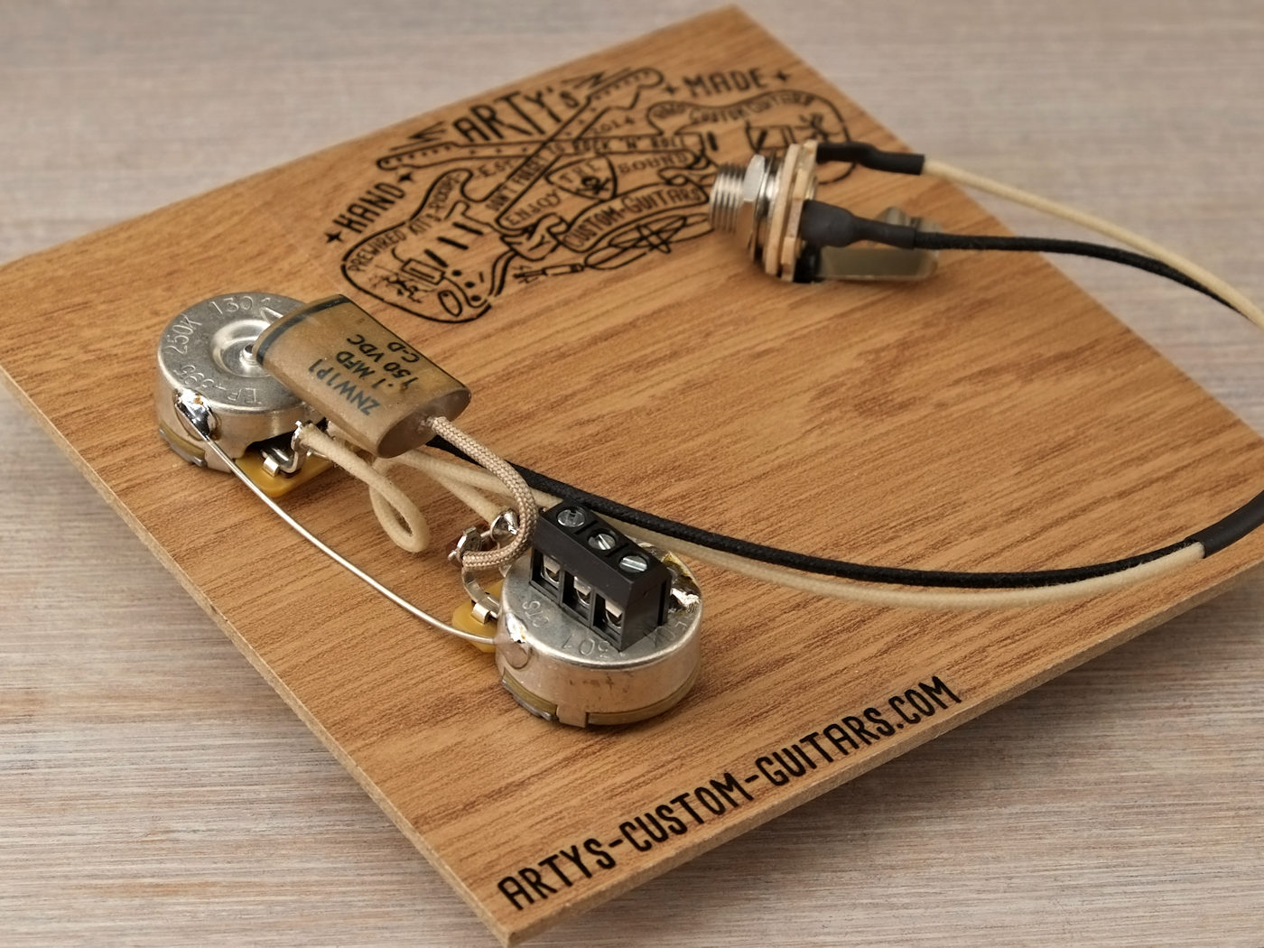 SOLDERLESS WIRING HARNESS 1951 Precision Bass Arty s Custom Guitars