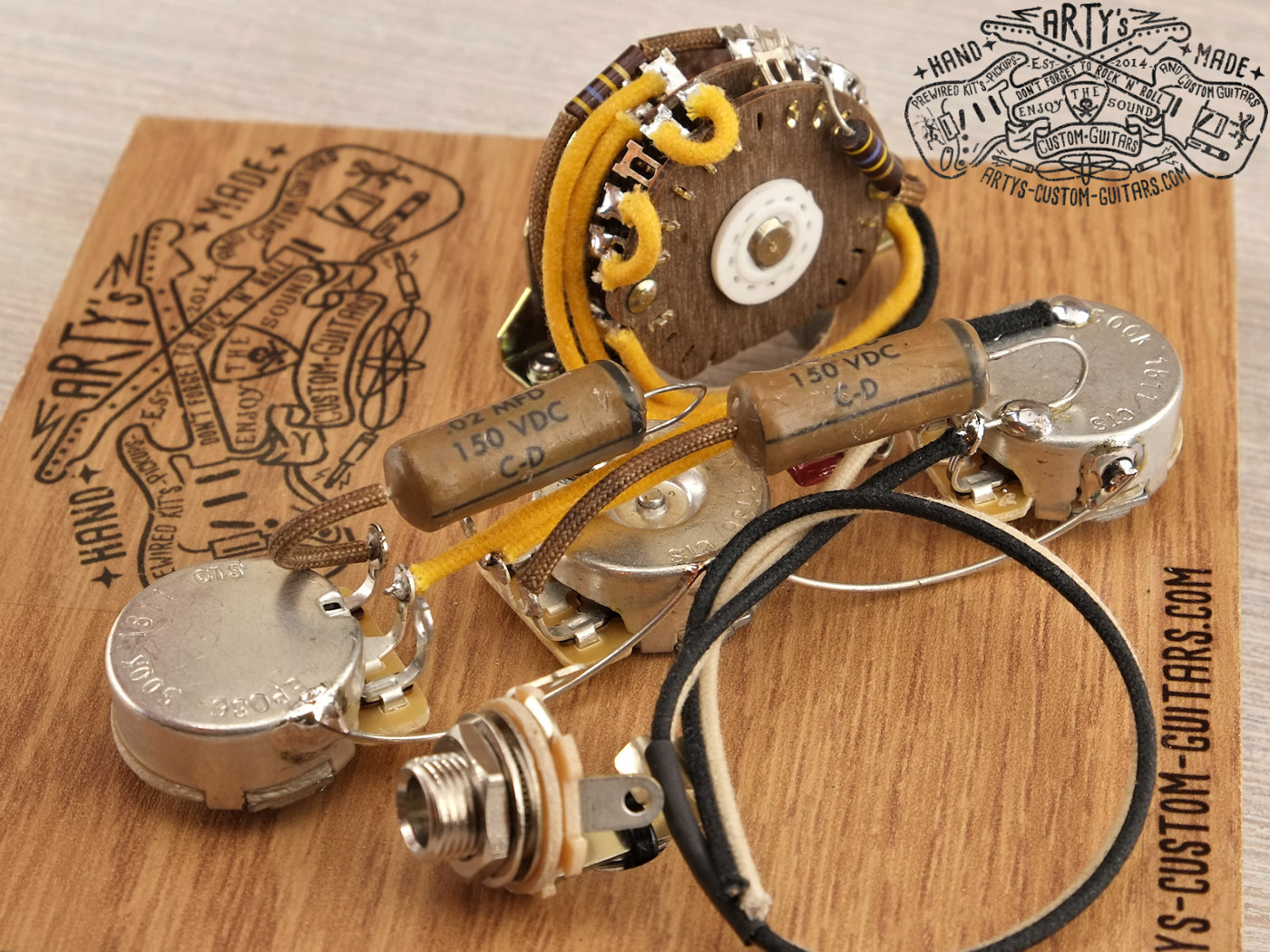 WIRING HARNESS Strat HSS Arty s Custom Guitars