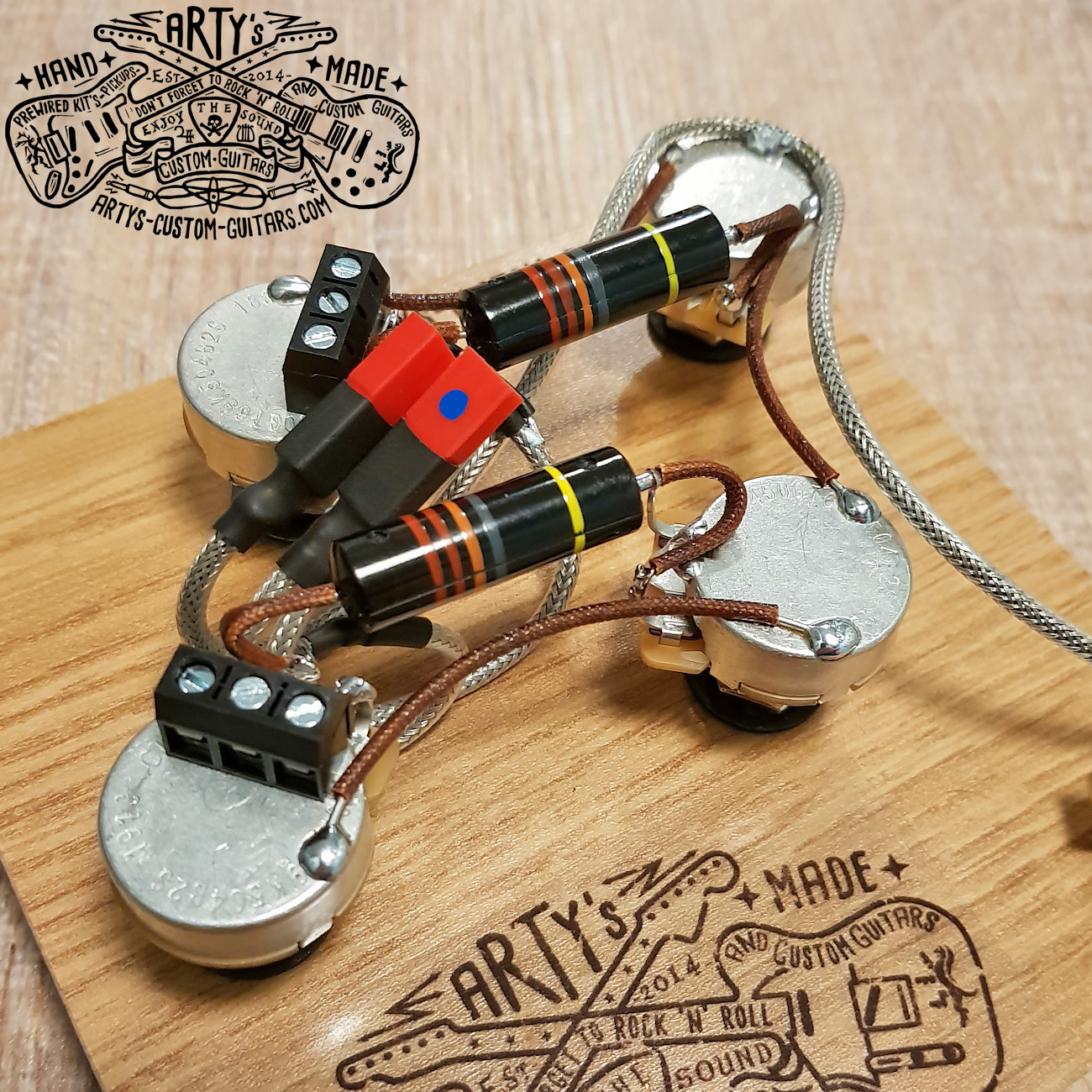 SOLDERLESS GIBSON LES PAUL PREWIRED KIT Arty's Custom Guitars