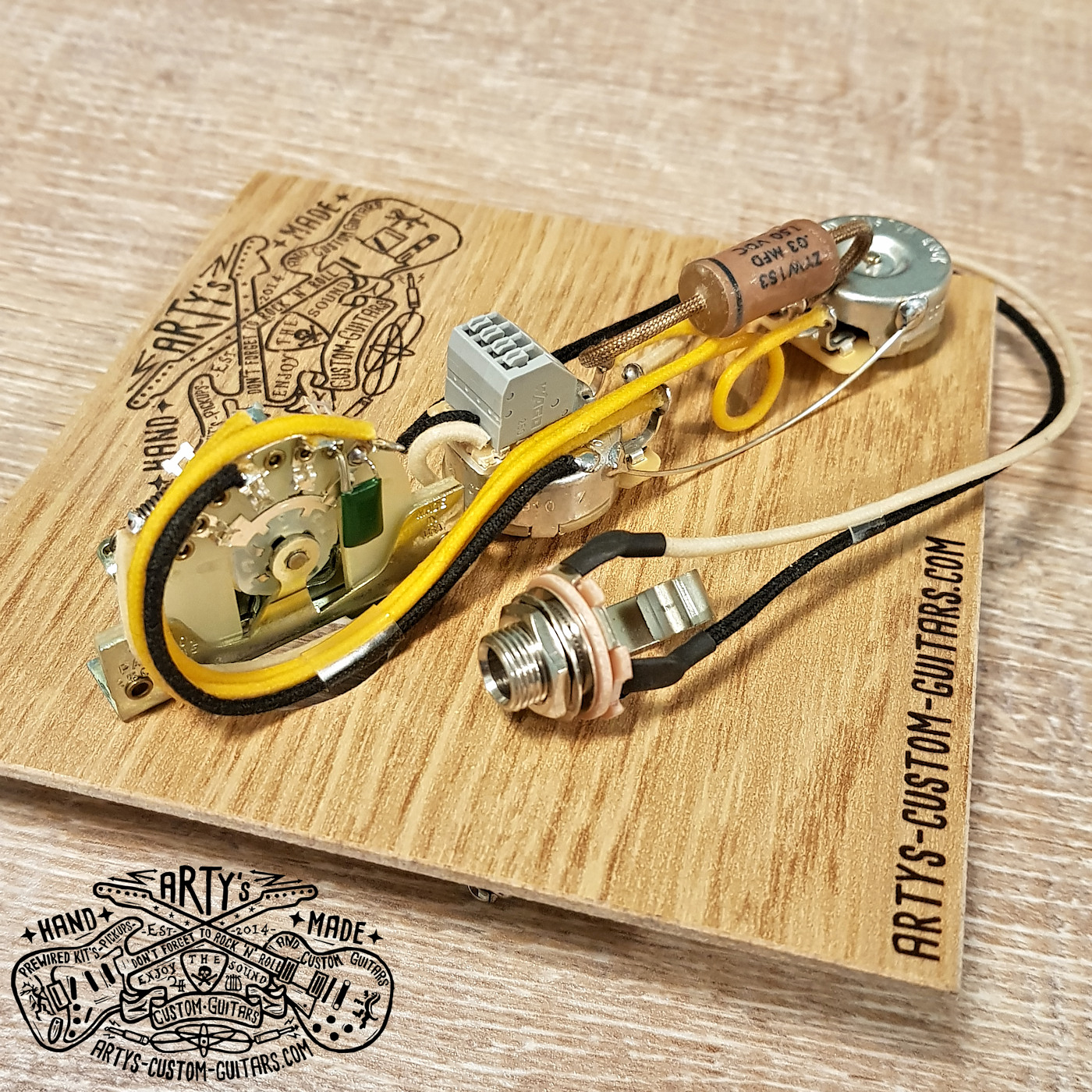 ESQUIRE SOLDERLESS WIRING HARNESS Arty's Custom Guitars