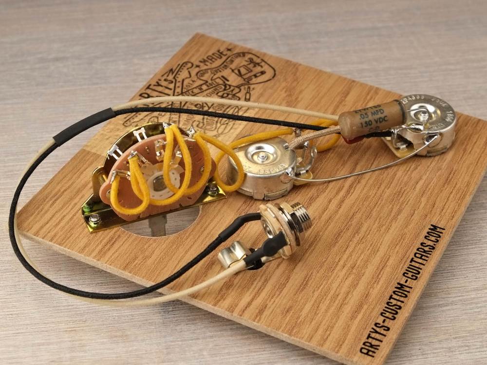 WIRING HARNESS Telecaster 3Way Reverse Tele Arty's Custom Guitars