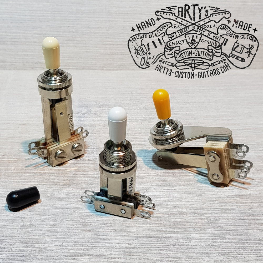 Les Paul PREWIRED 3Way Toggle Switch Arty's Custom Guitars